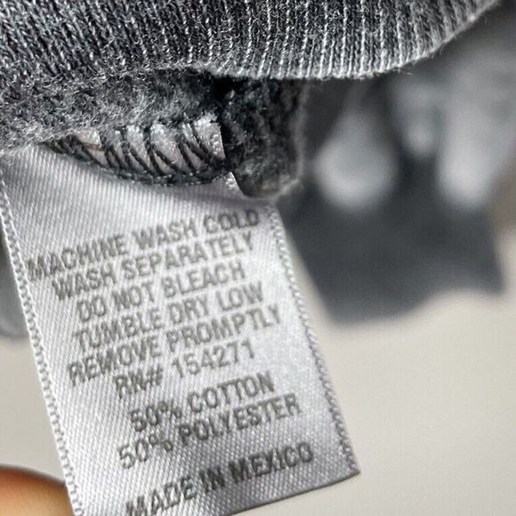 ODD PEOPLE Sweatshirt Womens Small Party Animal Graphic Pullover Oversized Gray - Picture 8 of 8